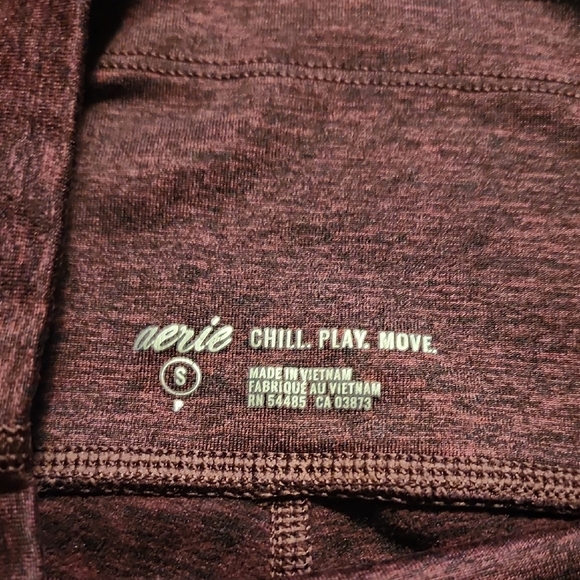 Aerie Purple Leggings - Picture 2 of 2